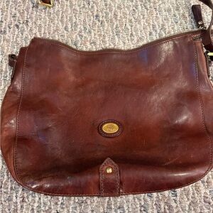 Vintage The Bridge Firenze 1969 Leather Italian Purse - Gorgeous / Small Repair